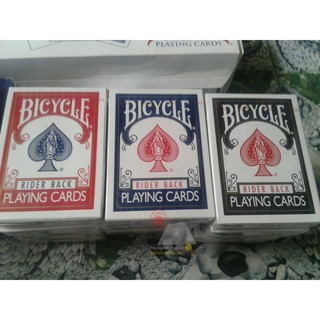 Bộ bài lụa Bicycle Rider back dùng cho ảo thuật hoặc chơi bài (Nhiều màu)