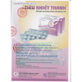 TIÊU KHIẾT THANH