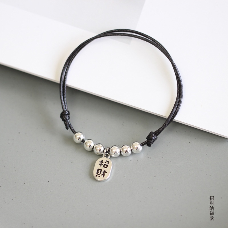 Vòng Đeo Tay Dạng Chuỗi Hạt Phong Cách Dân Tộc Đơn Giản 687