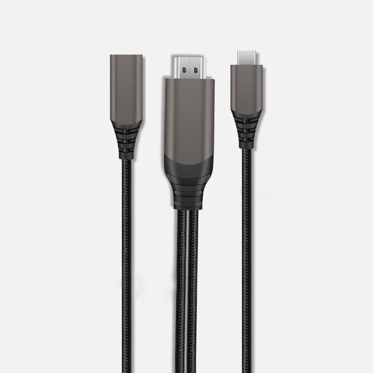 Bộ cáp chuyển đổi Type C sang HDMI, tương thích với Nintendo Switch, PS4, chất lượng 4K WiWu X10
