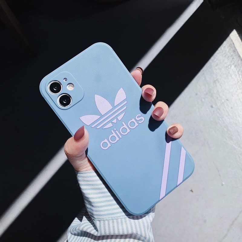 Ốp Lưng Điện Thoại Iphone Dẻo Chống Bẩn in Logo Adidas 7plus/8/8plus/x/xr/xs/11/12/11promax/plus/12promax
