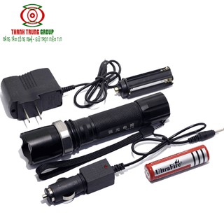 Đèn pin POLICE HY 001-Cực sáng-BOX có ADAPTER sạc