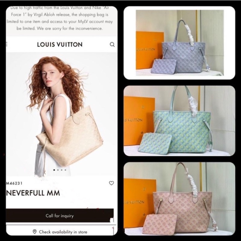 ✅ SET LV Neverfull NEW 2022 - Size 31cm - Bản SUP