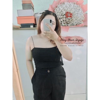 RINNIE CHUBBY | Áo 2 Dây Sợi Bún BIGSIZE - A0