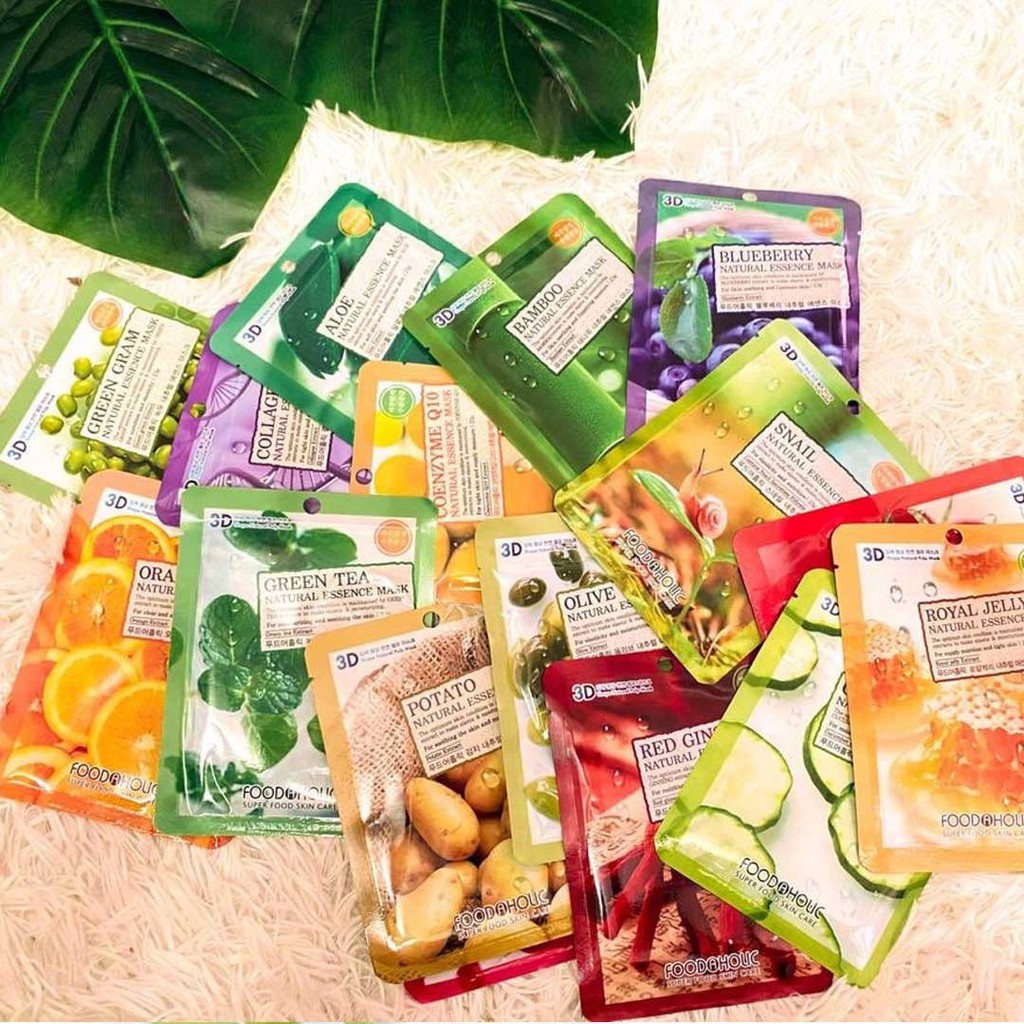 Mặt Nạ Dưỡng Da 3D FOODAHOLIC Natural Essence Mask 23ml | BigBuy360 - bigbuy360.vn