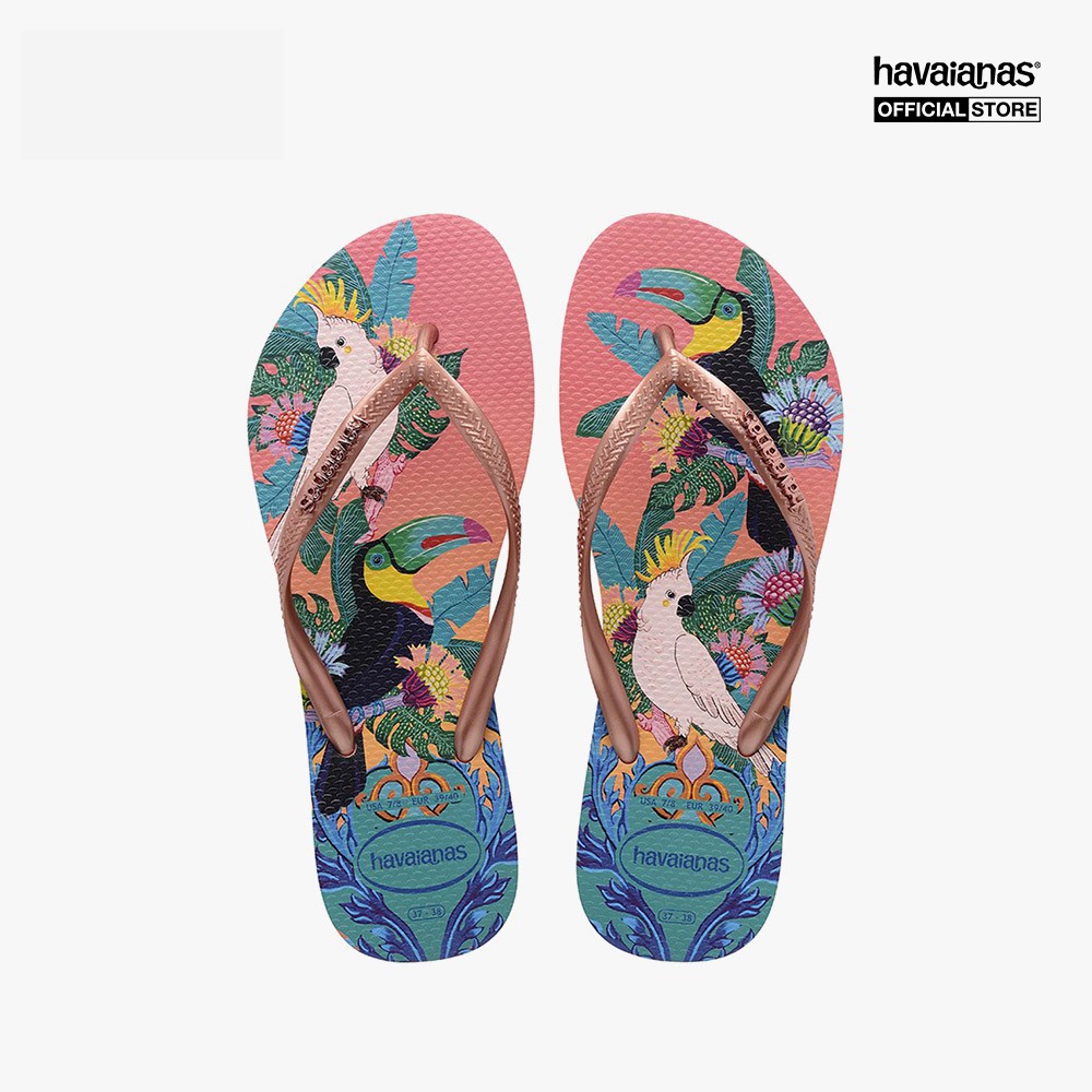 HAVAIANAS - Dép nữ Slim Tropical 4122111-0082