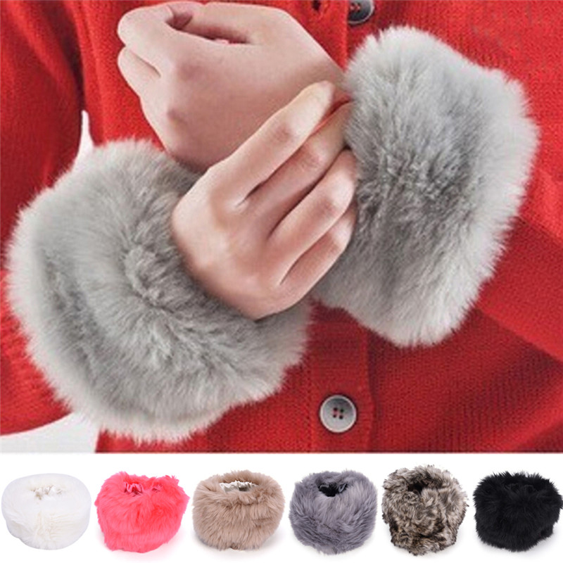 Găng Tay Giả Lông Giữ Ấm Cho Nữ