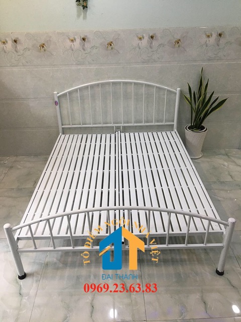 Giường sắt mỹ nghệ cao cấp 1m2x2m | BigBuy360 - bigbuy360.vn
