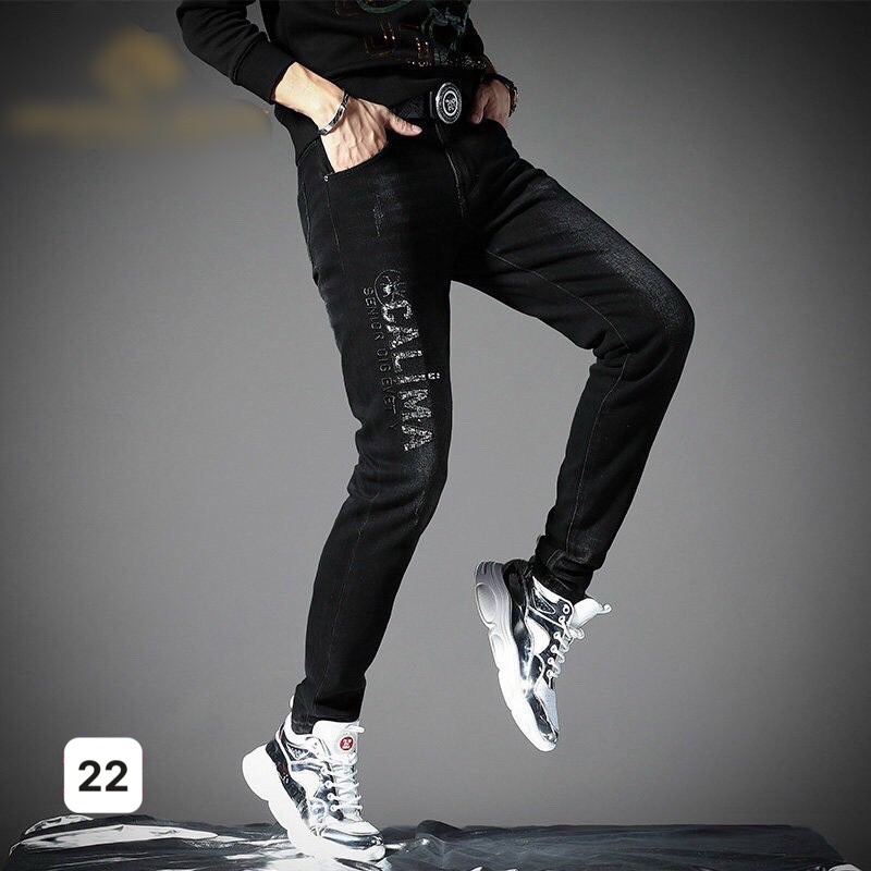 Quần Jean Nam Cao Cấp 💝Freeship💝 Quần Bò Nam Rách Xước Quần Rin Nam Cao Cấp Co Giãn HU710 | BigBuy360 - bigbuy360.vn