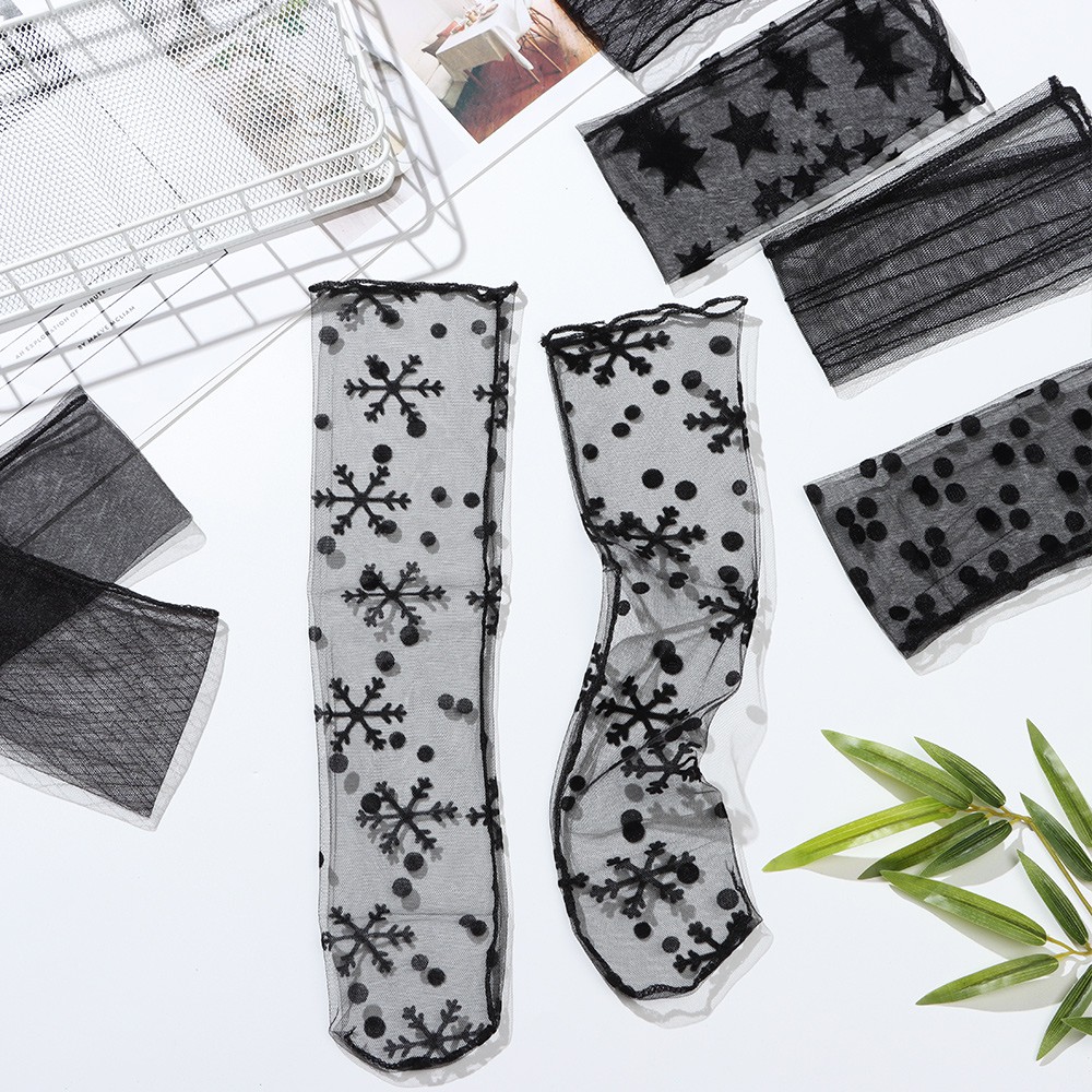 (Hàng Mới Về) Vớ Lưới Xuyên Thấu Siêu Mỏng Thoáng Khí Phong Cách Retro Cho Nữ | BigBuy360 - bigbuy360.vn