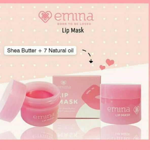 (Hàng Mới Về) Mặt Nạ Môi Belia Emina 7 Thành Phần Dầu Bơ Tự Nhiên Kích Thước 9g | BigBuy360 - bigbuy360.vn