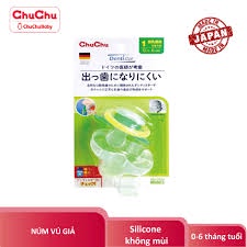 Núm ty giả / ty ngậm Chuchu Baby cho bé từ 0- 6, 6-12 tháng tuổi chính hãng
