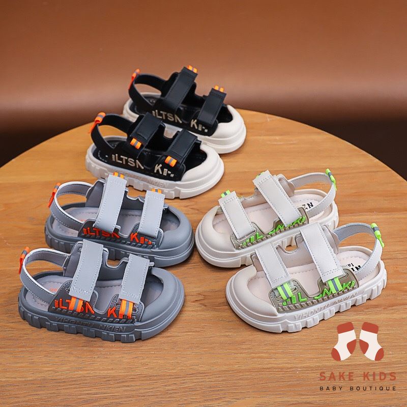 Sandal cho bé - Dép quai hậu nhiều màu cực chất có chống vấp phối quai dán phong cách Hàn Quốc mới nhất M07