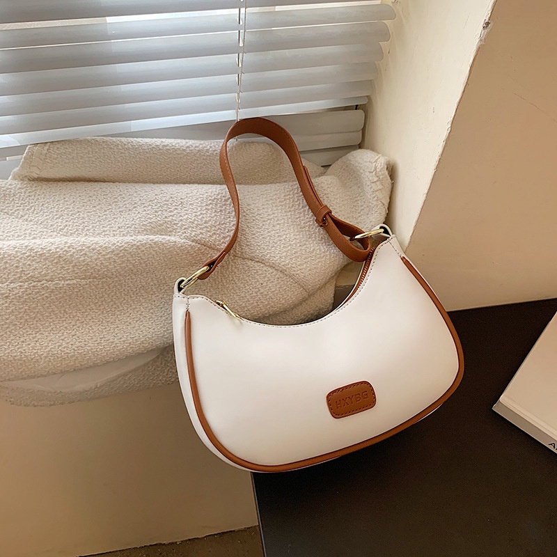 Túi đeo dưới cánh tay Một Bên Vai Màu Tương Phản Thời Trang Hàn Quốc Mới 2022