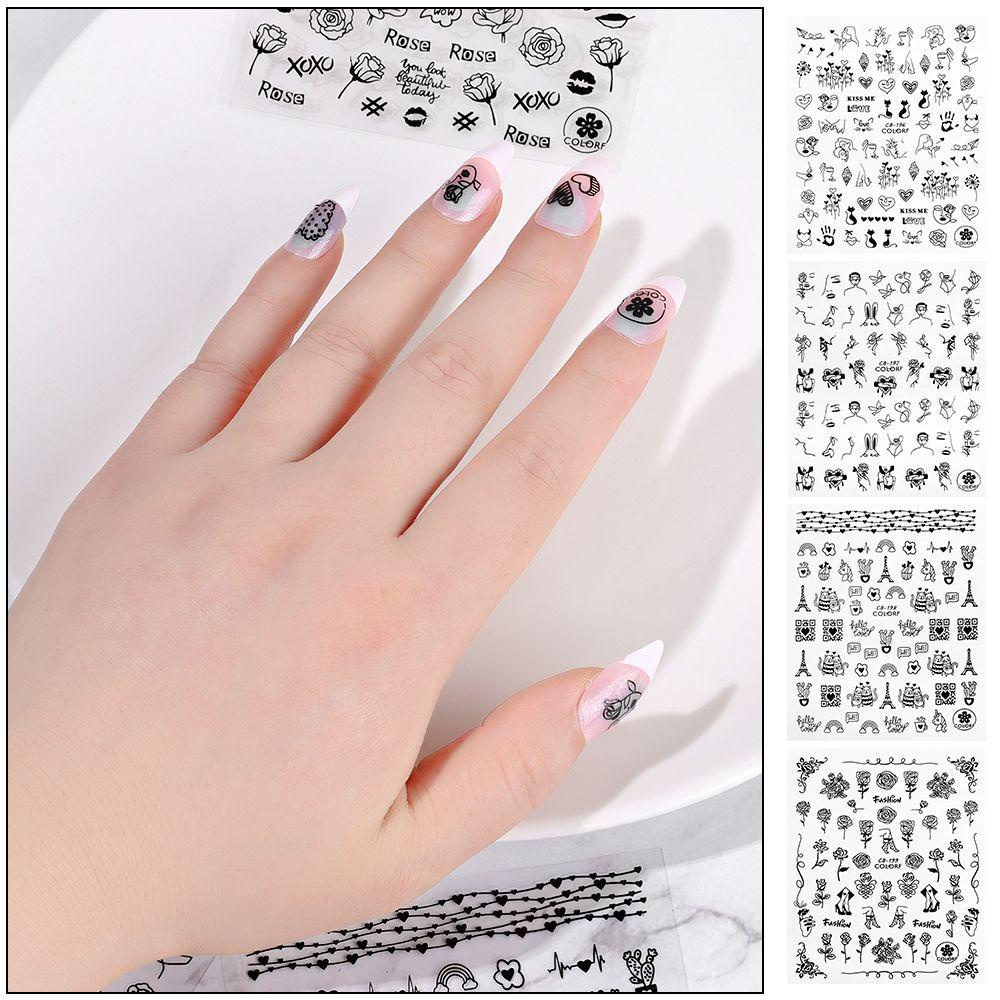 ESPO Miếng Dán Trang Trí Móng Tay Tự Dính DIY Bằng Acrylic Tiện Dụng