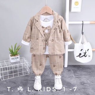 Set bộ công tử 4 chi tiết cho bé trai