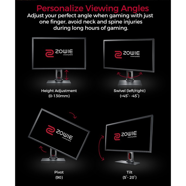 Màn hình BenQ Zowie XL2731 27 inch Full HD 1920 x 1080 1ms 144Hz TN | BigBuy360 - bigbuy360.vn