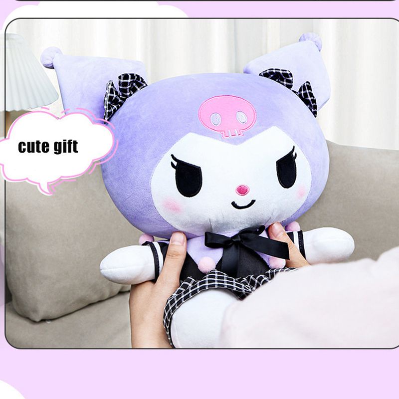 10-38cm Sanrio Kuromi Melody Hellokitty Cartoon Plush Toy Soft Stuffed Doll Kids Gifts