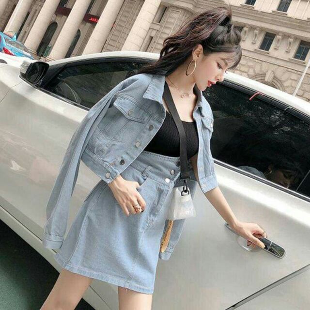 Set jean nữ cao cấp thiết kế sang chảnh phong cách NP1101