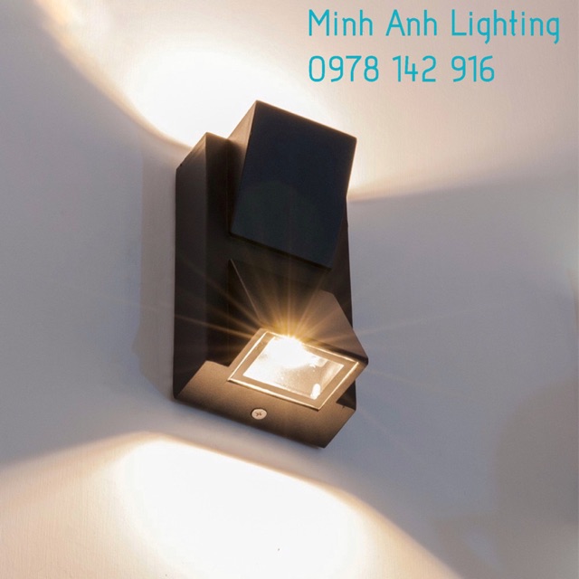 Đèn Vách LED Treo Tường Gắn Tường Ngoài Trời Trong Nhà LED VNT613 10W 3500k Minh Anh Lighting