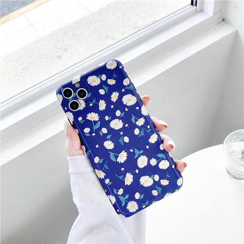 Ốp lưng iphone Hoa nhỏ IMD dày dặn viền nổi 5/5s/6/6plus/6s/6splus/7/7plus/8/8plus/x/xr/xs/11/12/pro/max/plus/promax | BigBuy360 - bigbuy360.vn
