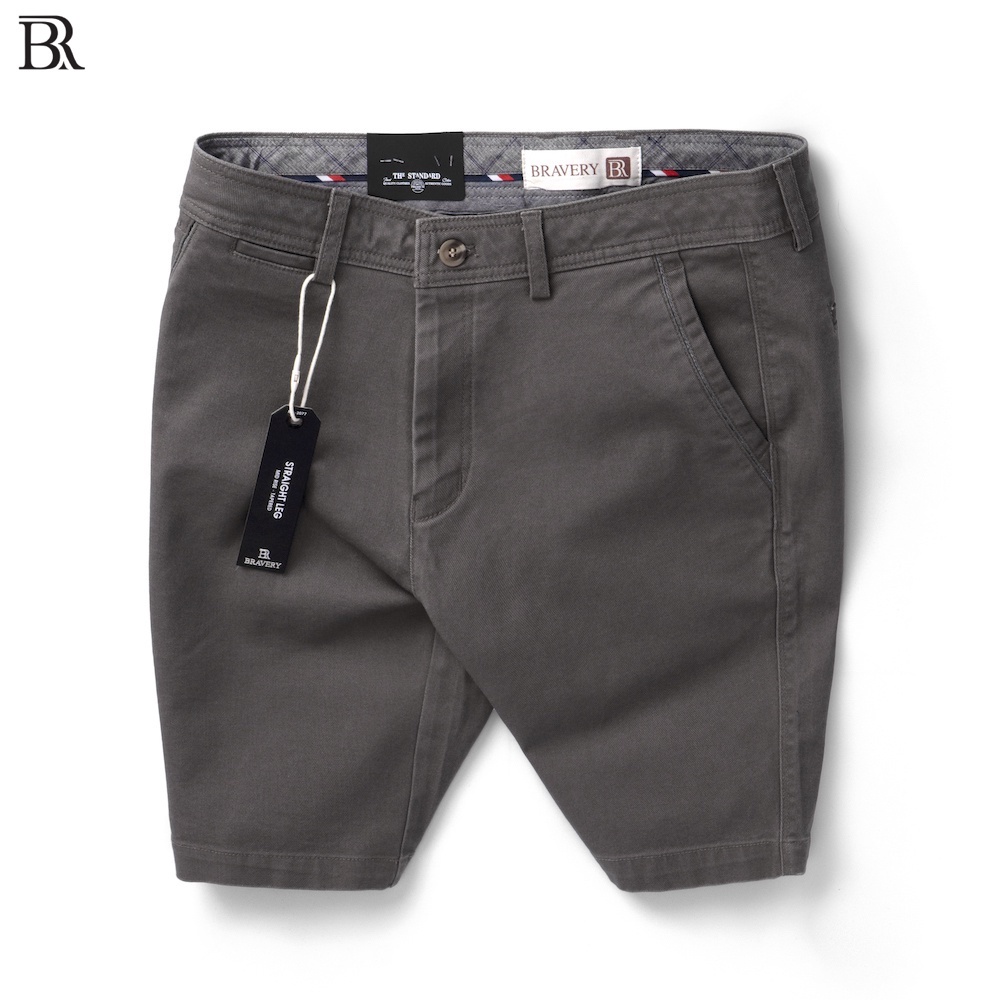 Quần short kaki nam Kunda mềm mịn dày dặn, form regular fit BR01- MENLUK