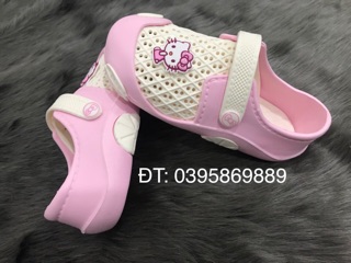 Dép siêu nhẹ bé gái hình hello kitty