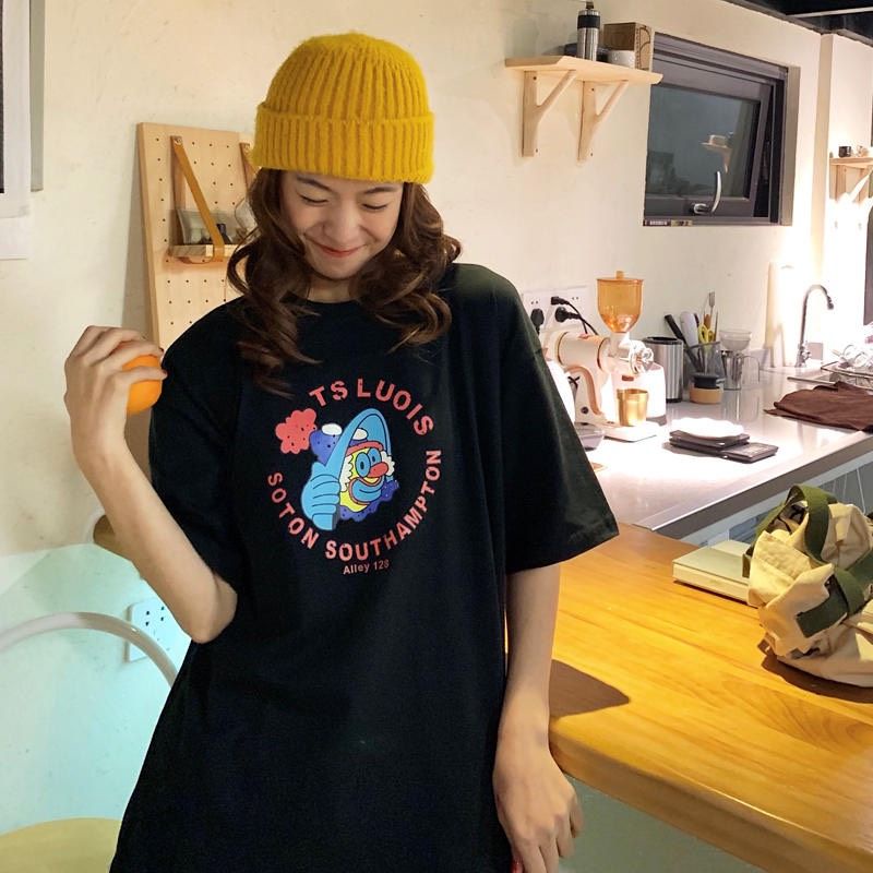 Áo thun tay lỡ unisex chú lun Ts Louis