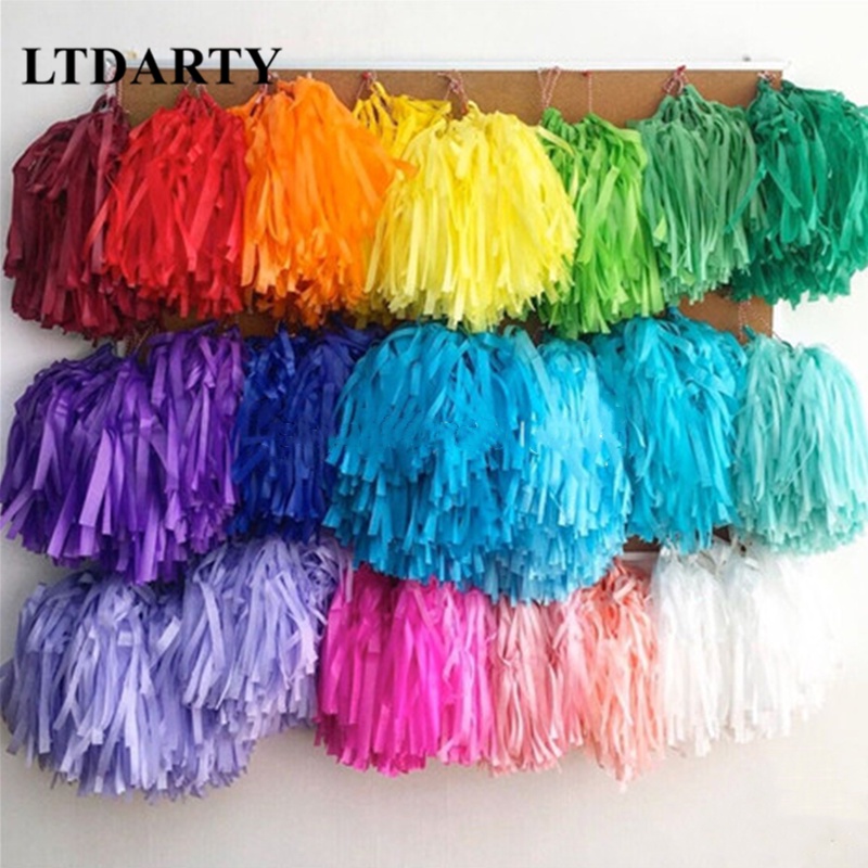 Bộ 5 Dây Ruy Băng Trang Trí Bong Bóng Sinh Nhật Bé