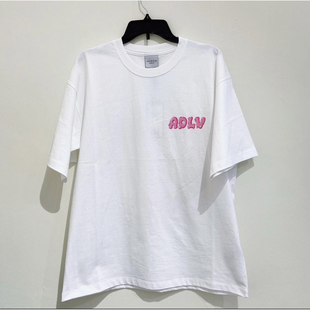 Áo thun tay lỡ ADLV Cream Hogoto shop , Áo thun unisex nam nữ form rộng oversize chất liệu Cotton | BigBuy360 - bigbuy360.vn