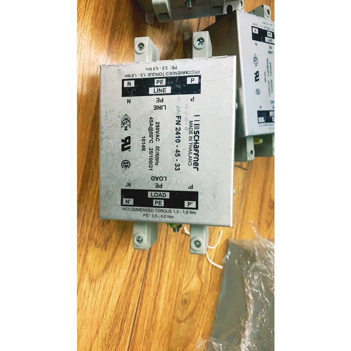 Lọc nguồn điện sạch 2 Tầng 45A Schaffner bãi Thụy sĩ made in Thái Lan Lọc Siêu Sạch