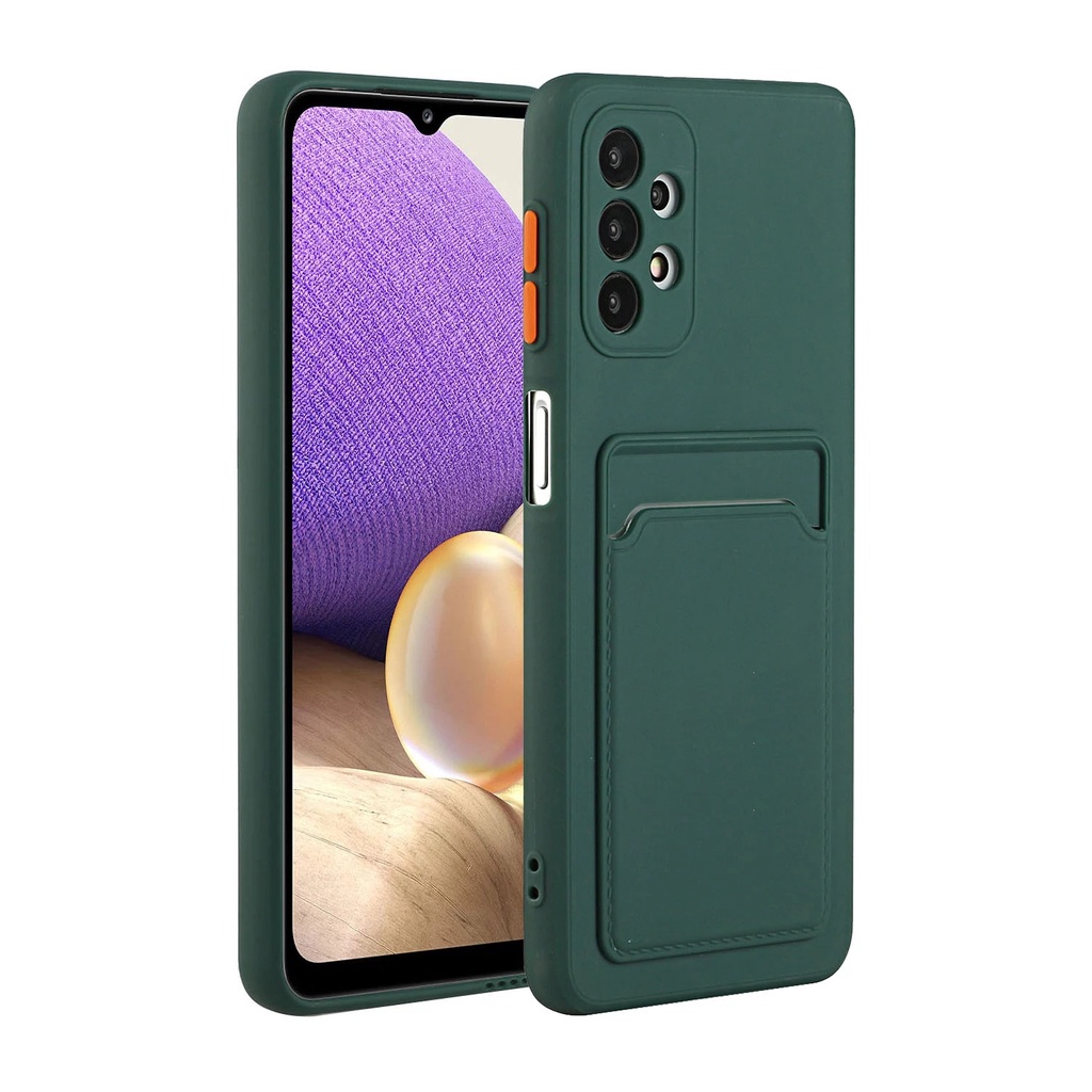 Ốp điện thoại Koosuk Silicon có ví đựng thẻ cho Samsung Galaxy A51 A71 A31 A21S A02S M02S A50 A50S A30S A30 A20