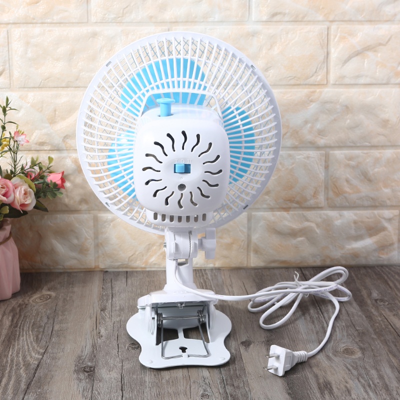Quạt 220V 2 Tốc Độ 9.4-inch Dạng Kẹp Gắn Bàn Làm Việc Với Lò Nướng An Toàn