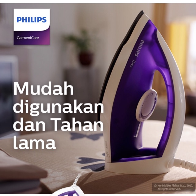 Bàn Ủi Điện Philips Gc122 Màu Tím Chất Lượng Cao