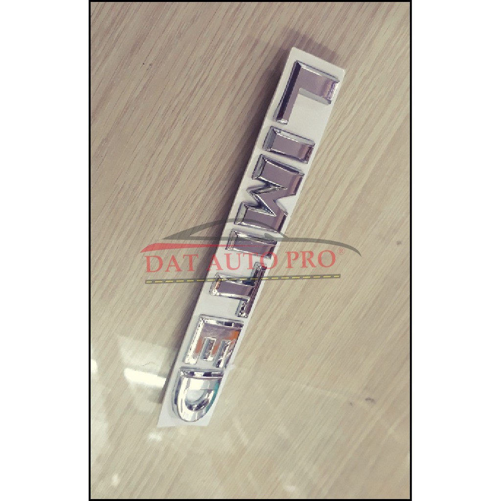 Tem Nổi kim loại 3D LIMITED  sport mạ crom...