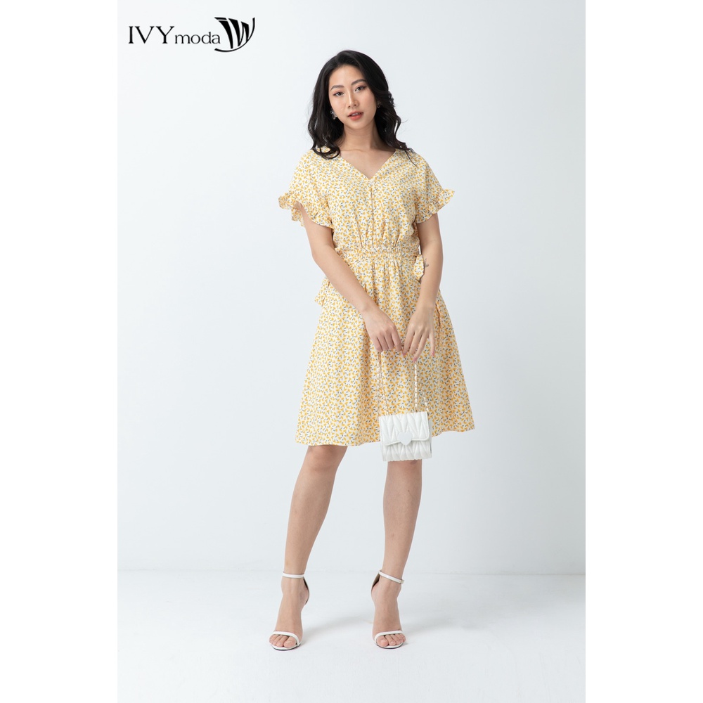 Đầm xoè hoa nhí IVY moda MS 48B8685