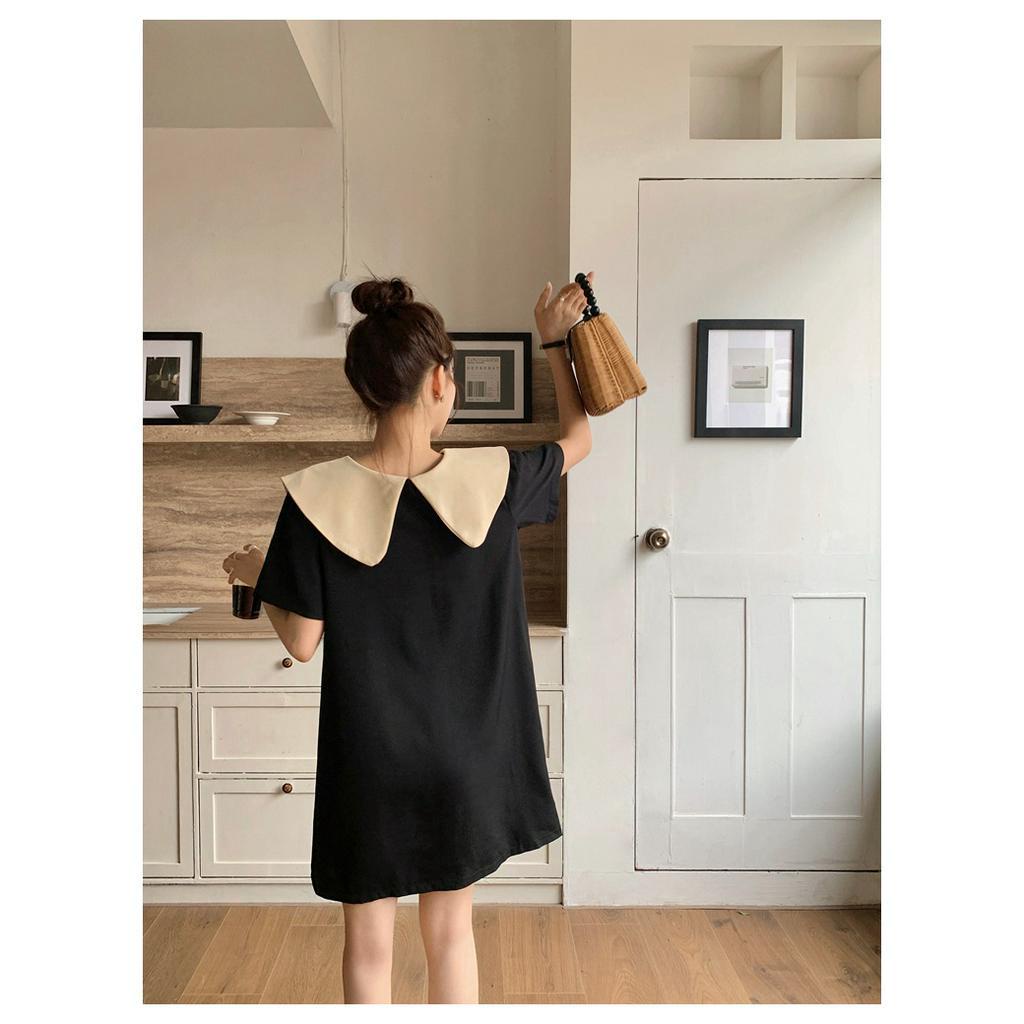 64130 Đầm Dáng Rộng Mặc Được Hai Mặt Có Thể Mặc Mùa Hè