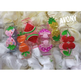 Kẹp tóc - Bấu tóc (3 răng - 5 răng) trong đính icon trái cây to