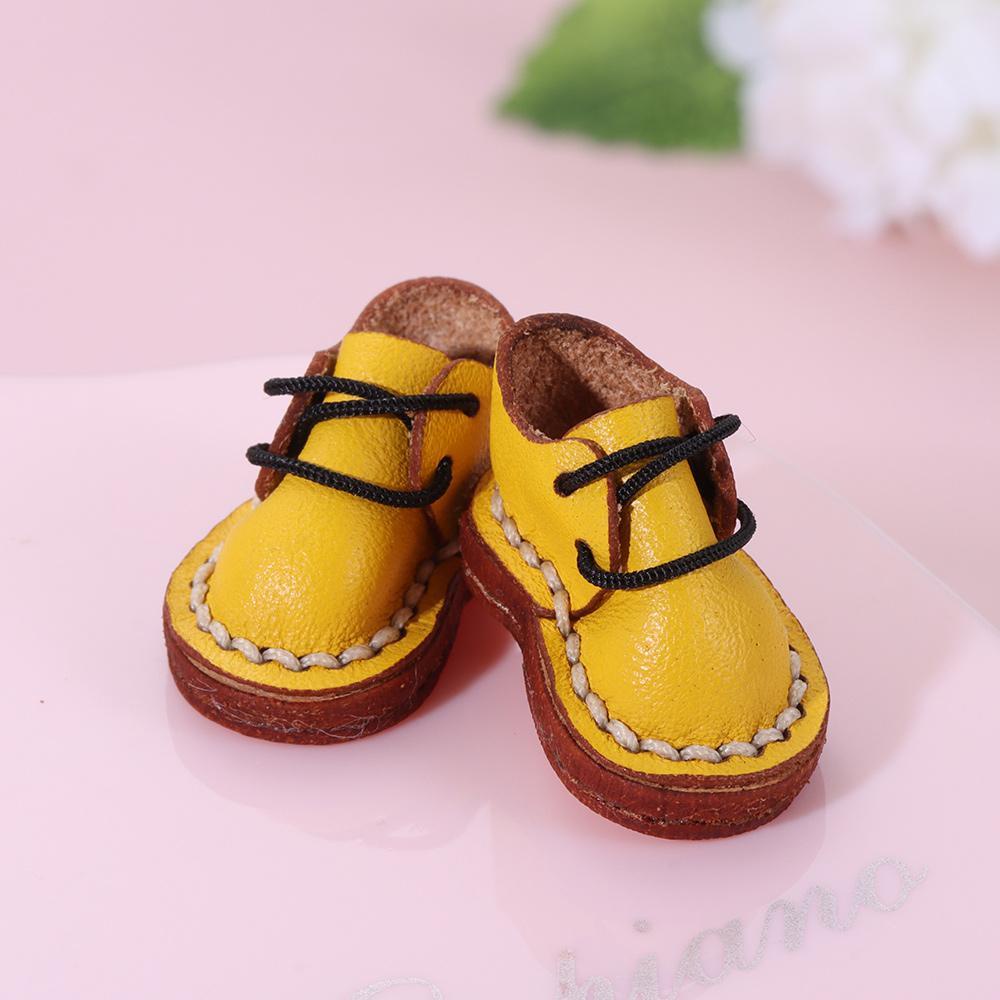 Giày Búp Bê Da Bò Handmade Xinh Xắn Dành Cho Búp Bê obitsu11GSCbody9OB11