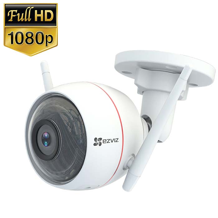 Camera IP Wifi ngoài trời EZVIZ CV310, EZVIZ C3W 1080p, có còi đèn, báo động, chính hãng, bảo hành 24 tháng