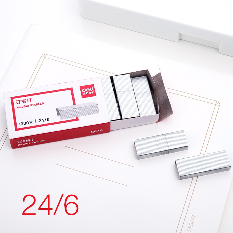 chân ghim Dập Deli 24/6 N12