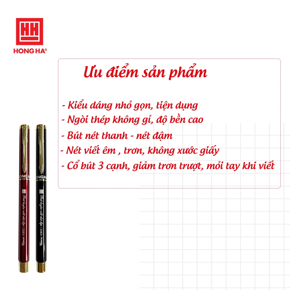 Bút Máy Nét Hoa Hồng Hà - 2283