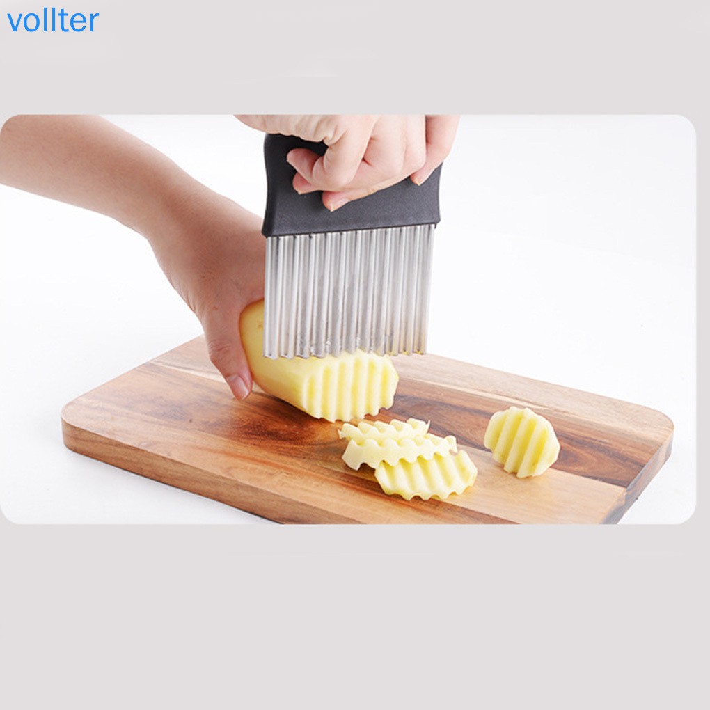 Dụng Cụ Cắt Lát Khoai Tây Gợn Sóng Nhiều Màu Sắc Xinh Xắn