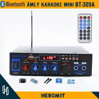 Âm ly bluetooth mini hát karaoke BT-309A Chất Lượng Cao