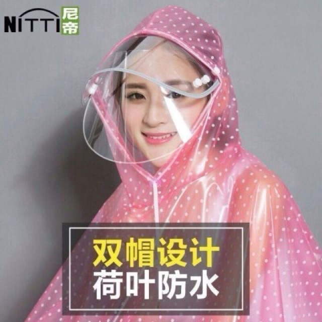 combo 10 áo mưa chấm bi