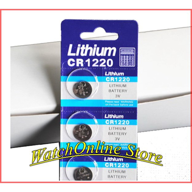 [Nhận sỉ] Pin cúc áo Cr1220 - Vỉ 5viên