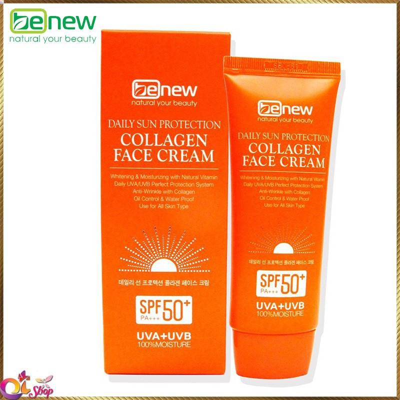 Kem chống nắng cho da mặt Collagen Face Cream Benew  SX
