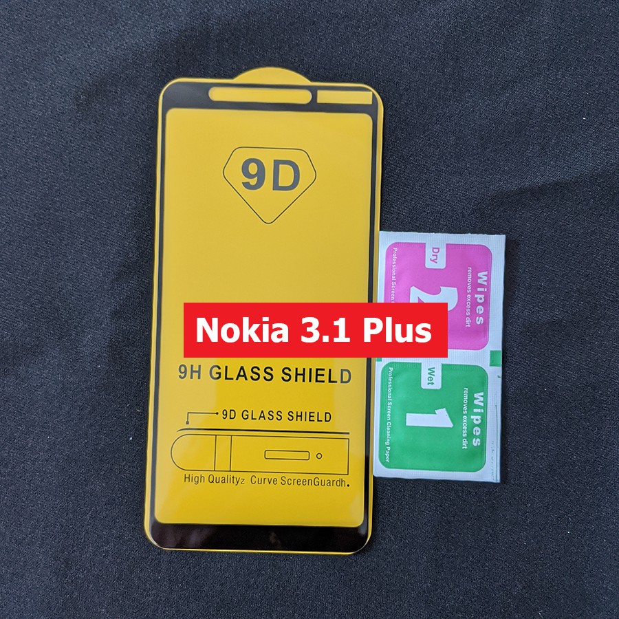 Kính cường lực full màn hình Nokia 3.1 Plus