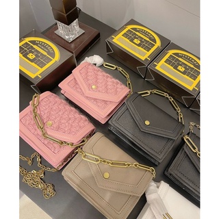 Túi đeo chéo mini nữ C.n.k quai xích mẫu mới kèm dây đeo fullbox