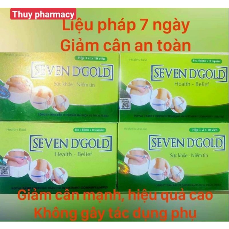 Viên uống giảm cân SEVEN D'GOLD